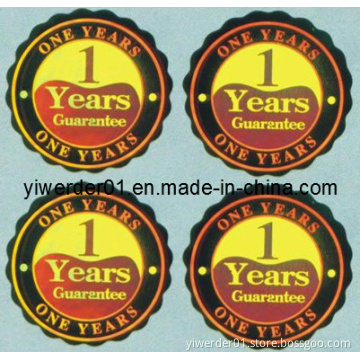 Hologram Sticker for Warranty Use